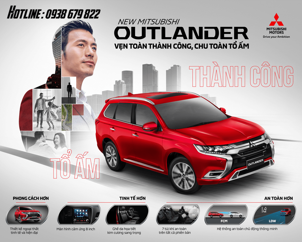 Mitsubishi Outlander 2022 – Mẫu CUV 7 Chỗ Dành Cho Những Ông Bố Thành Đạt